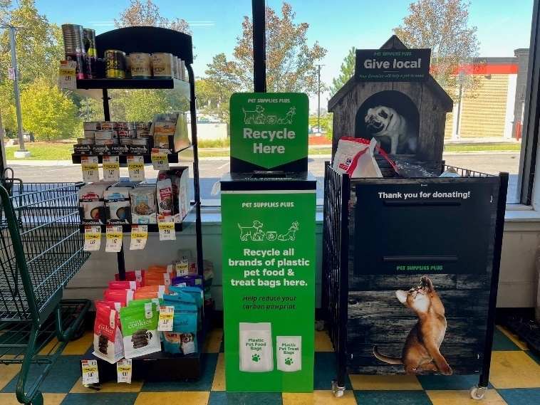 Pet Supplies Plus & Wag N’ Wash Recycle Three and a Half Tons of Pet Product Packaging